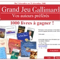 Participer au jeu concours gratuit organis par Gallimard