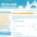 Participer au jeu concours gratuit organis par Hiver.com
